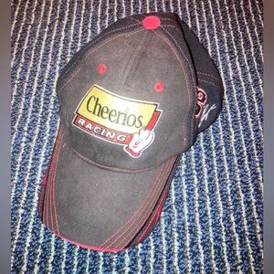 Black Clint Bowyer # 33 NASCAR Cheerios Racing Hat Cap RCR Stretch Fit Red